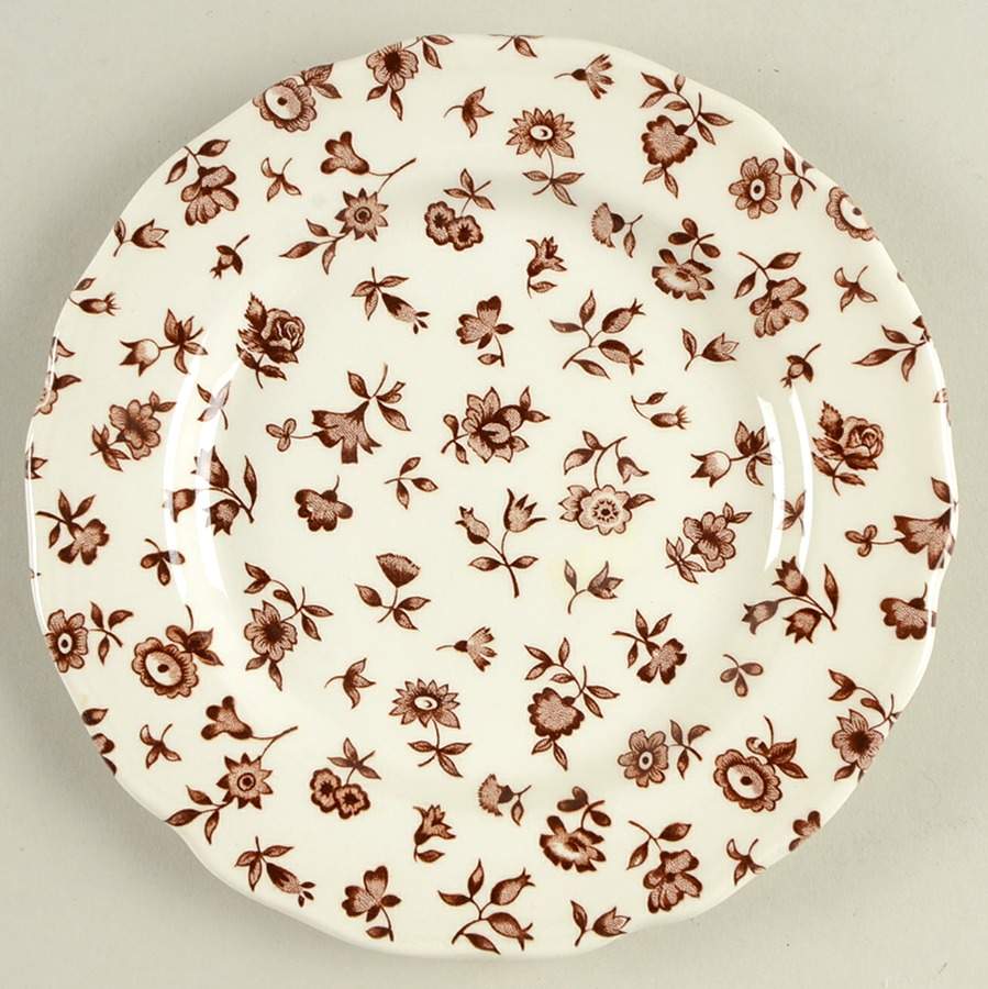 Springtime Dessert/Pie Plate by J & G Meakin-1