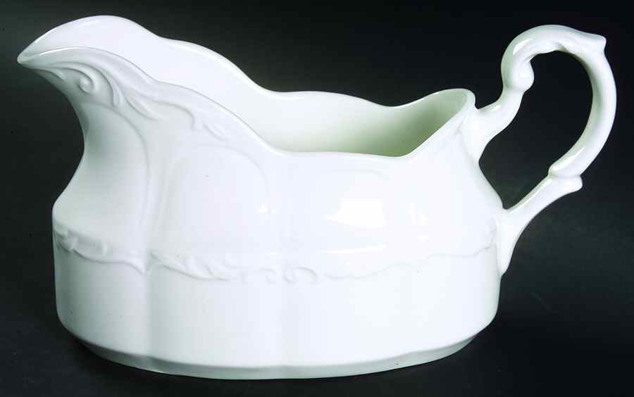 Sterling Colonial Gravy Boat by J & G Meakin-1