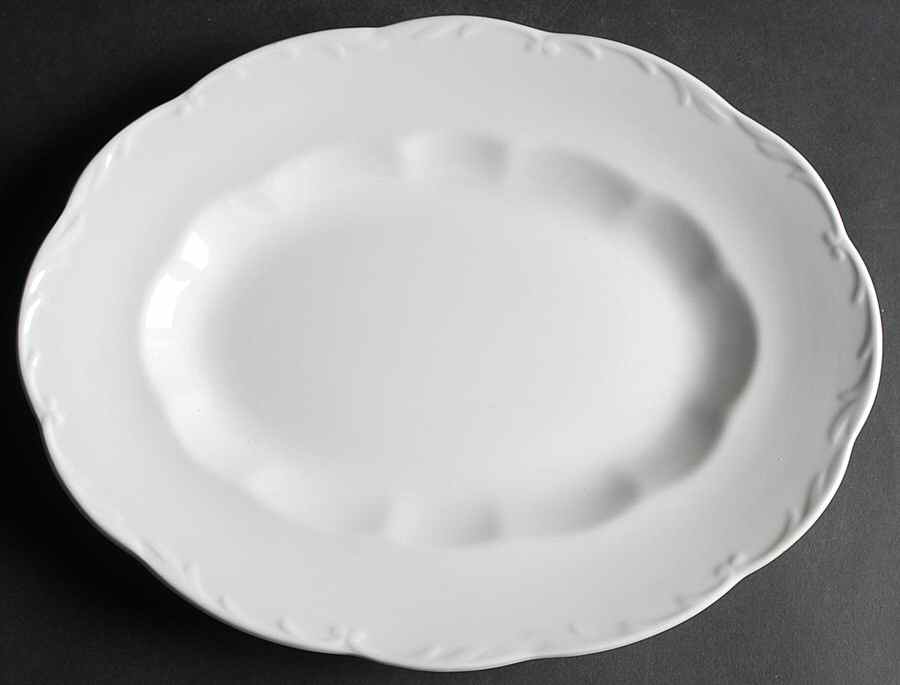 Sterling Colonial 12" Oval Serving Platter by J & G Meakin-1