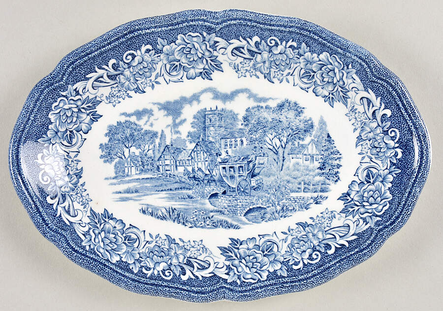 Stratford Stage Blue Relish by J & G Meakin-1