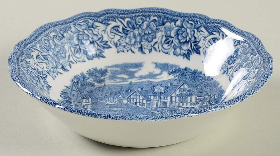 Stratford Stage Blue Fruit/Dessert (Sauce) Bowl by J & G Meakin-1