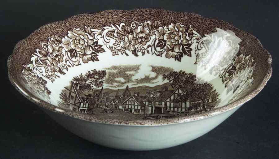 Stratford Stage Brown Coupe Cereal Bowl by J & G Meakin-1
