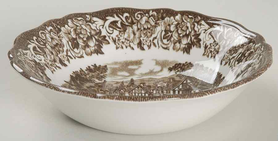 Stratford Stage Brown Fruit/Dessert (Sauce) Bowl by J & G Meakin-1