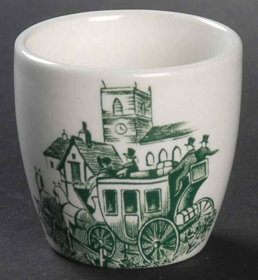 Stratford Stage Green Single Egg Cup by J & G Meakin-1