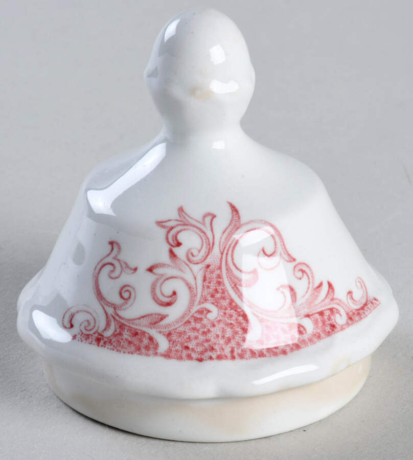 Stratford Stage Pink Lid for Sugar Bowl by J & G Meakin-1