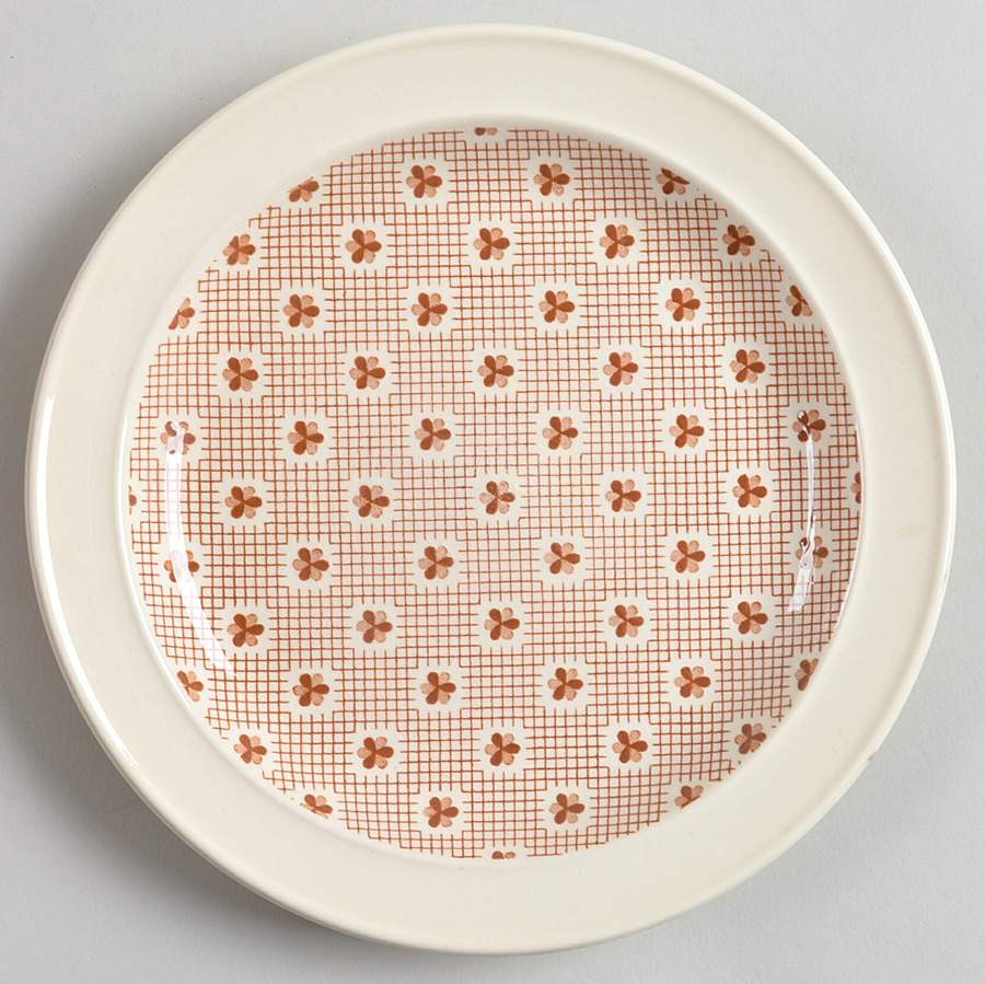 Tapestry Brown Dessert/Pie Plate by J & G Meakin-1