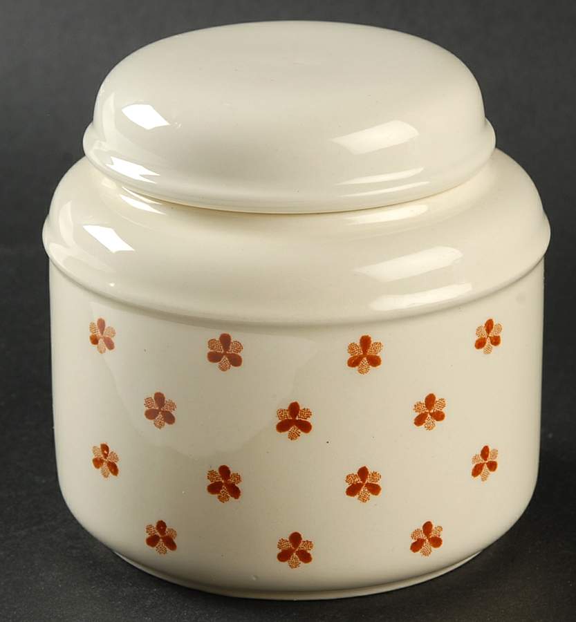 Tapestry Brown Sugar Bowl & Lid by J & G Meakin-1