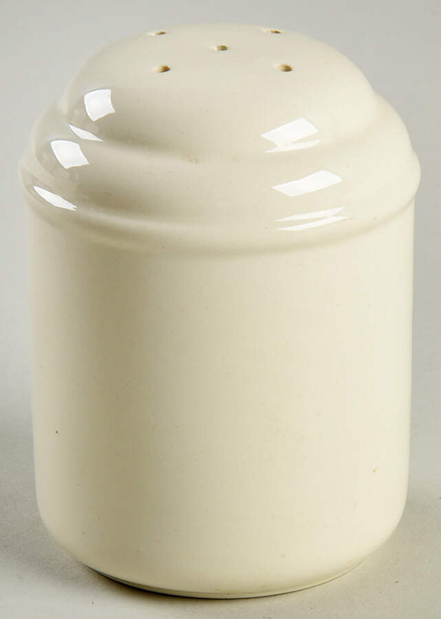 Trend (All Cream) Pepper Shaker by J & G Meakin-1
