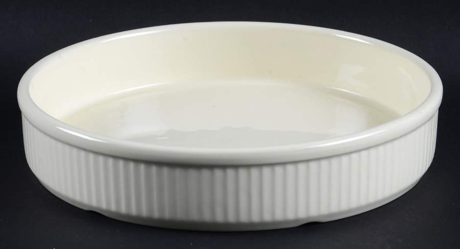 Trend (All Cream) 8" Quiche by J & G Meakin-1