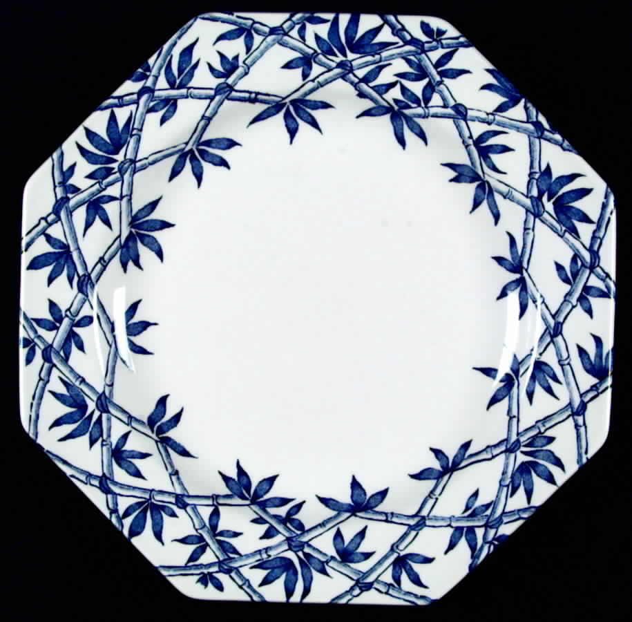Trellis Blue Dinner Plate by J & G Meakin-1