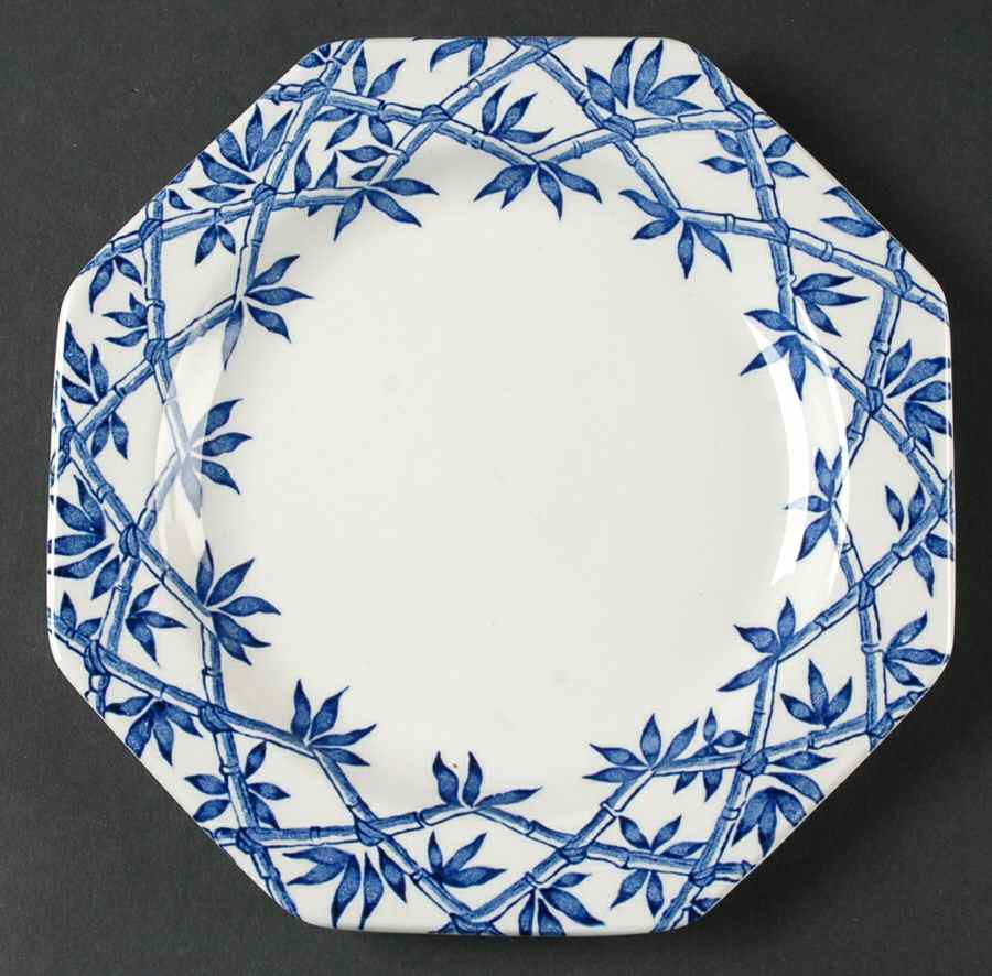 Trellis Blue Dessert/Pie Plate by J & G Meakin-1