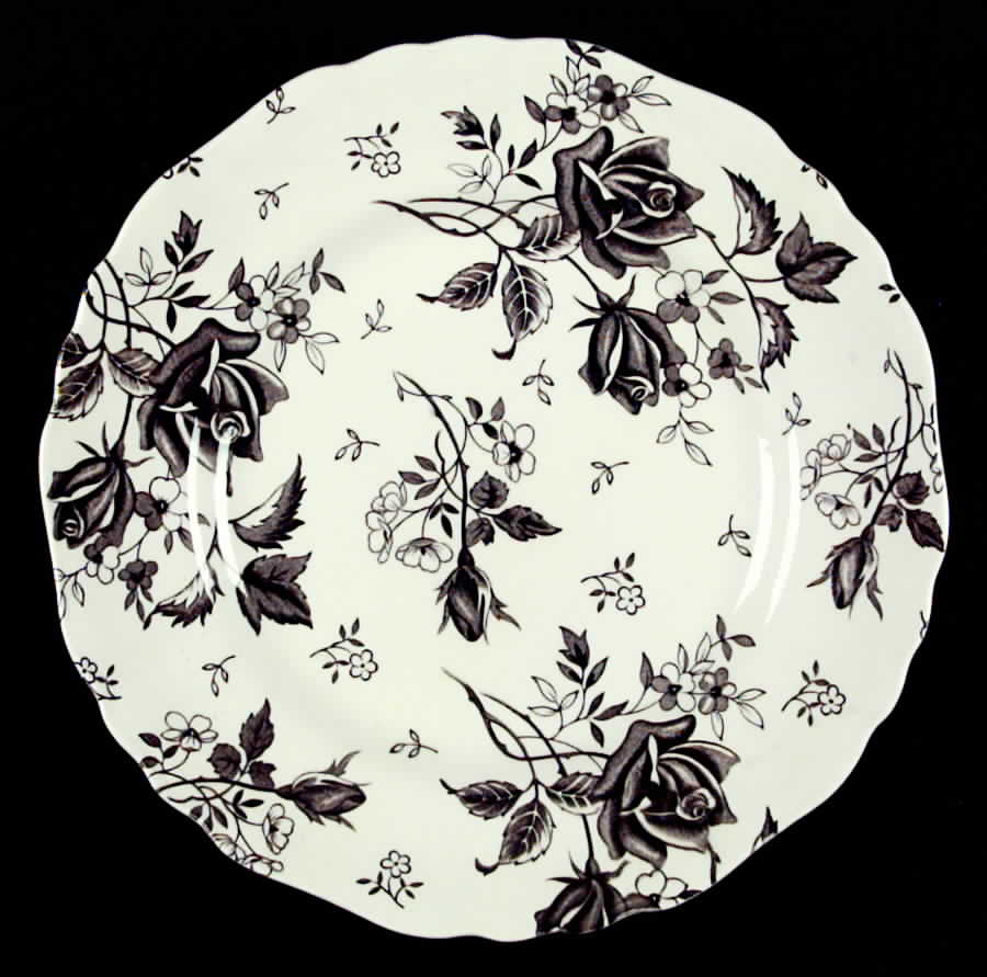 Tudor Roses Brown Dinner Plate by J & G Meakin-1