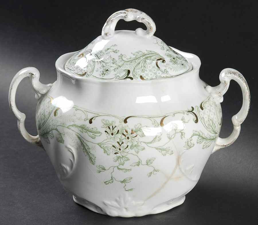 Utopia Sugar Bowl & Lid by J & G Meakin-1