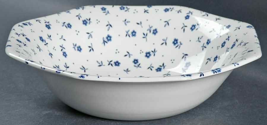 Vanity Fair Blue 8" Round Vegetable Bowl by J & G Meakin-1