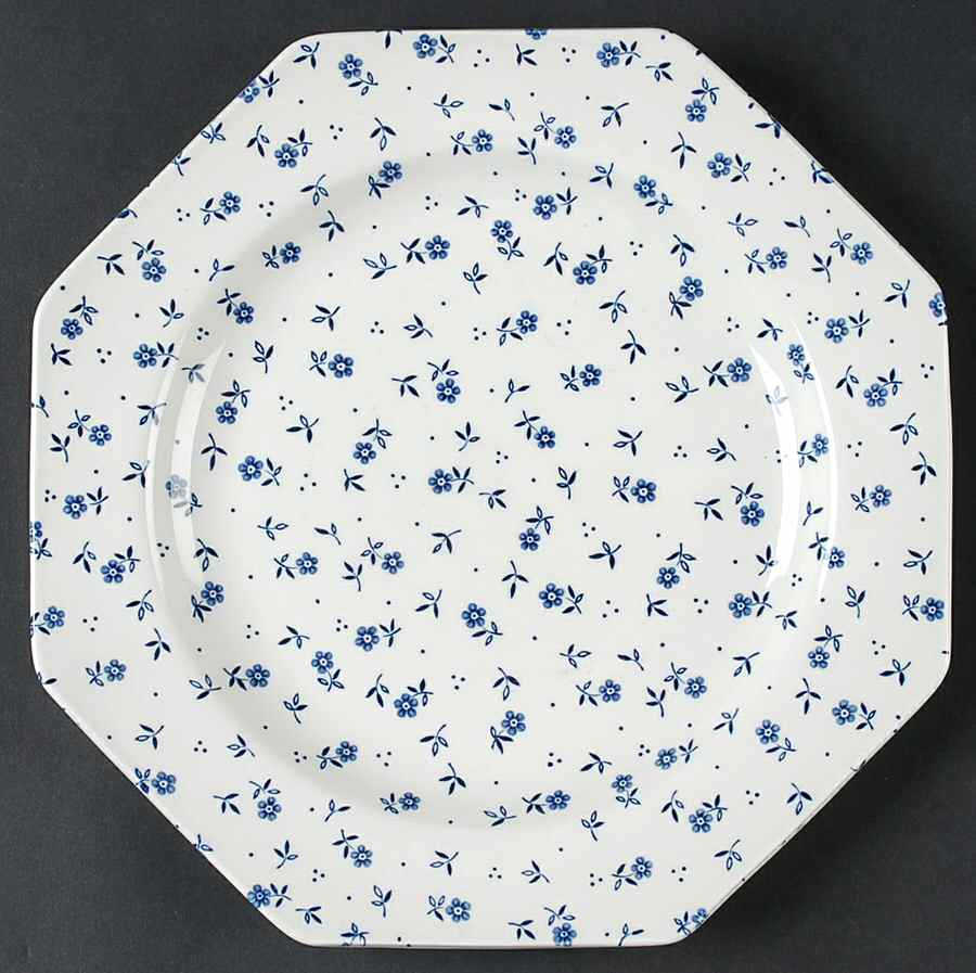 Vanity Fair Blue Dinner Plate by J & G Meakin-1
