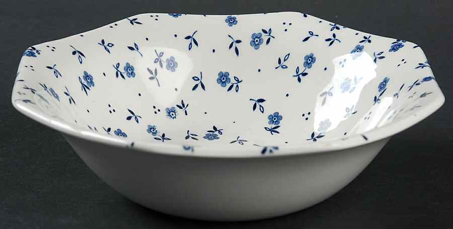 Vanity Fair Blue Coupe Cereal Bowl by J & G Meakin-1