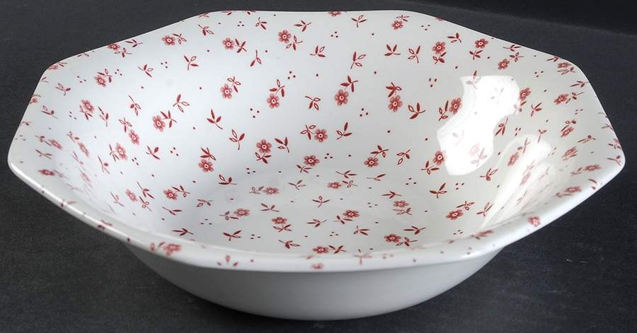 Vanity Fair Pink 8" Round Vegetable Bowl by J & G Meakin-1