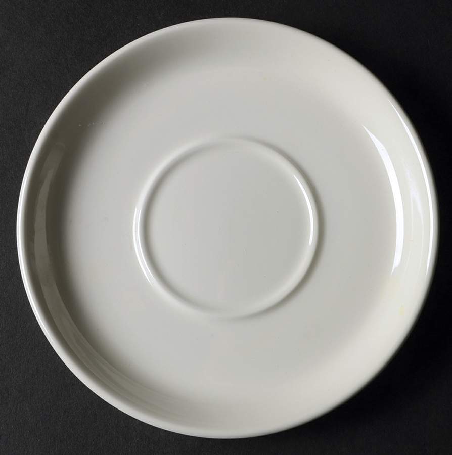 White Ice Saucer by J & G Meakin-1