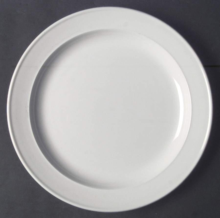 White Ice Dinner Plate by J & G Meakin-1