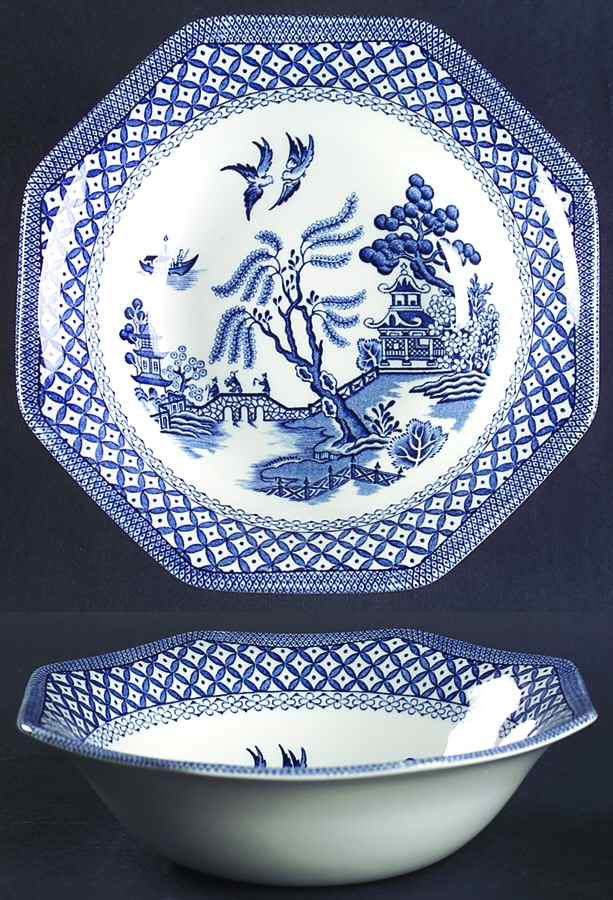 Willow Blue Coupe Cereal Bowl by J & G Meakin-1