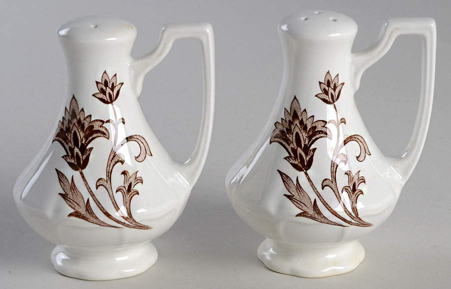 Windsong Dark Brown Salt & Pepper Set by J & G Meakin-1