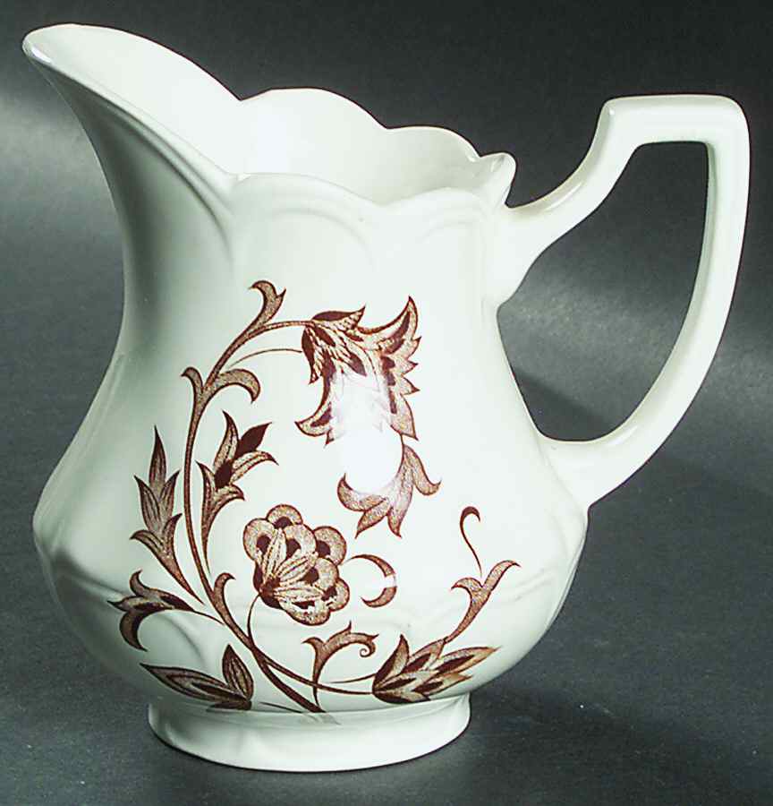Windsong Dark Brown Creamer by J & G Meakin-1