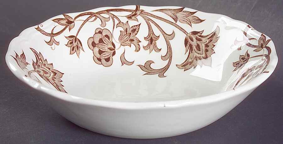 Windsong Dark Brown Fruit/Dessert (Sauce) Bowl by J & G Meakin-1