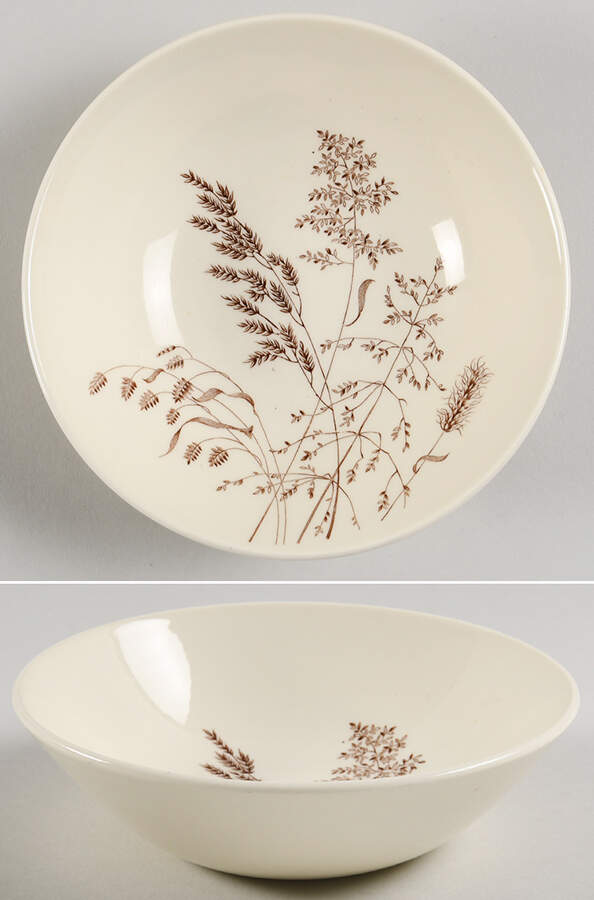 Windswept Brown Coupe Cereal Bowl by J & G Meakin-1