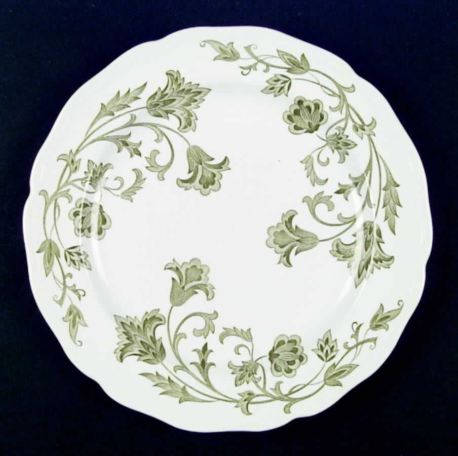 Windsong Green Dinner Plate by J & G Meakin-1