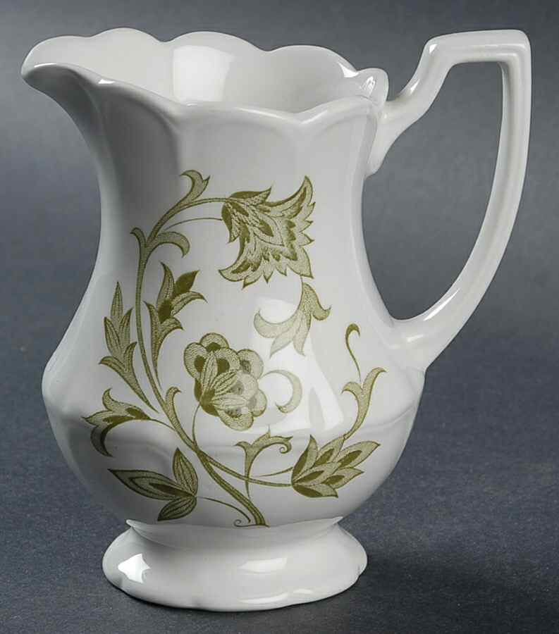 Windsong Green Creamer by J & G Meakin-1