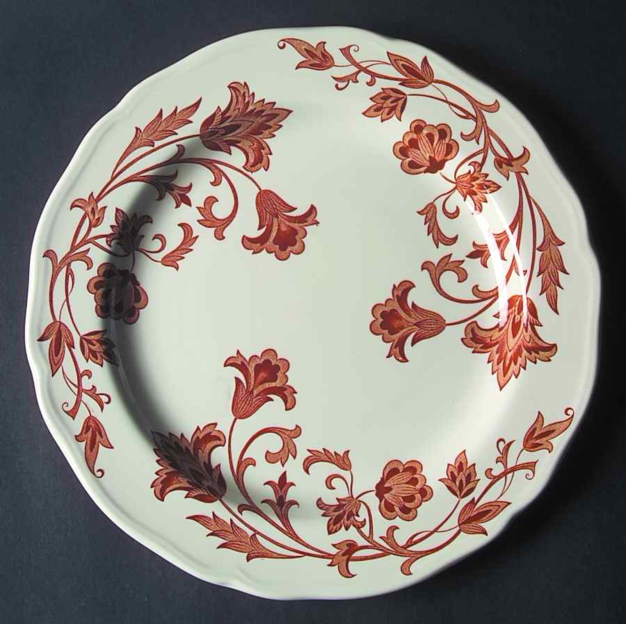 Windsong Rust Dinner Plate by J & G Meakin-1