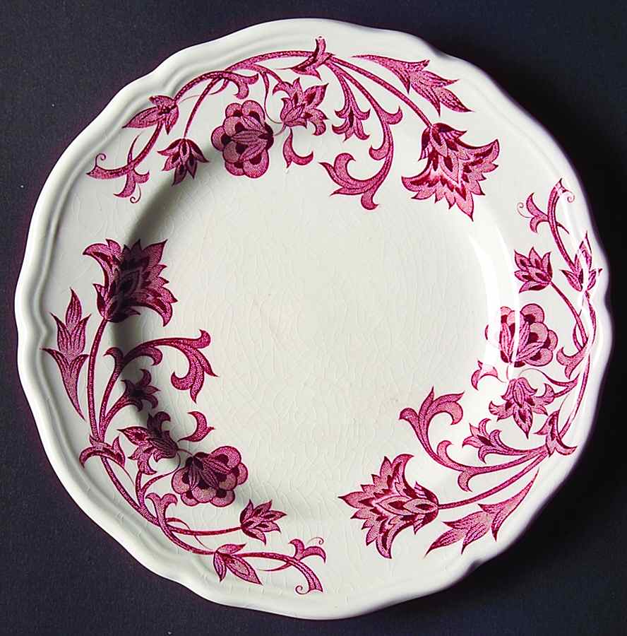 Windsong Rust Bread & Butter Plate by J & G Meakin-1
