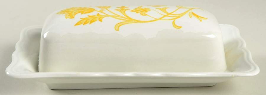 Windsong Yellow 1/4 Lb Covered Butter by J & G Meakin-1