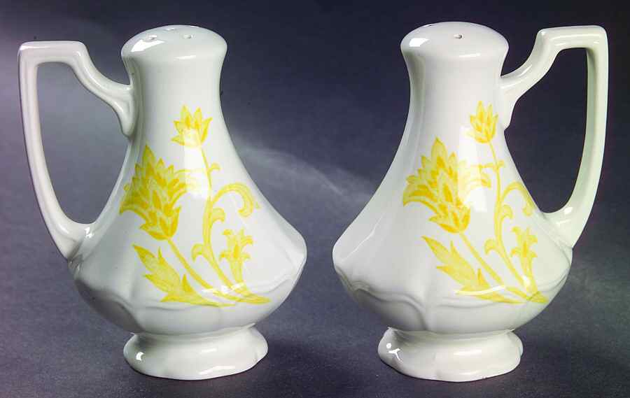 Windsong Yellow Salt & Pepper Set by J & G Meakin-1