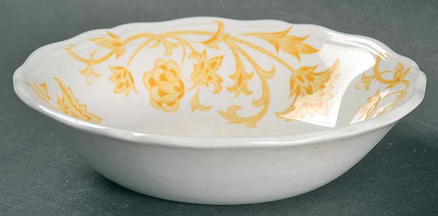 Windsong Yellow Fruit/Dessert (Sauce) Bowl by J & G Meakin-1