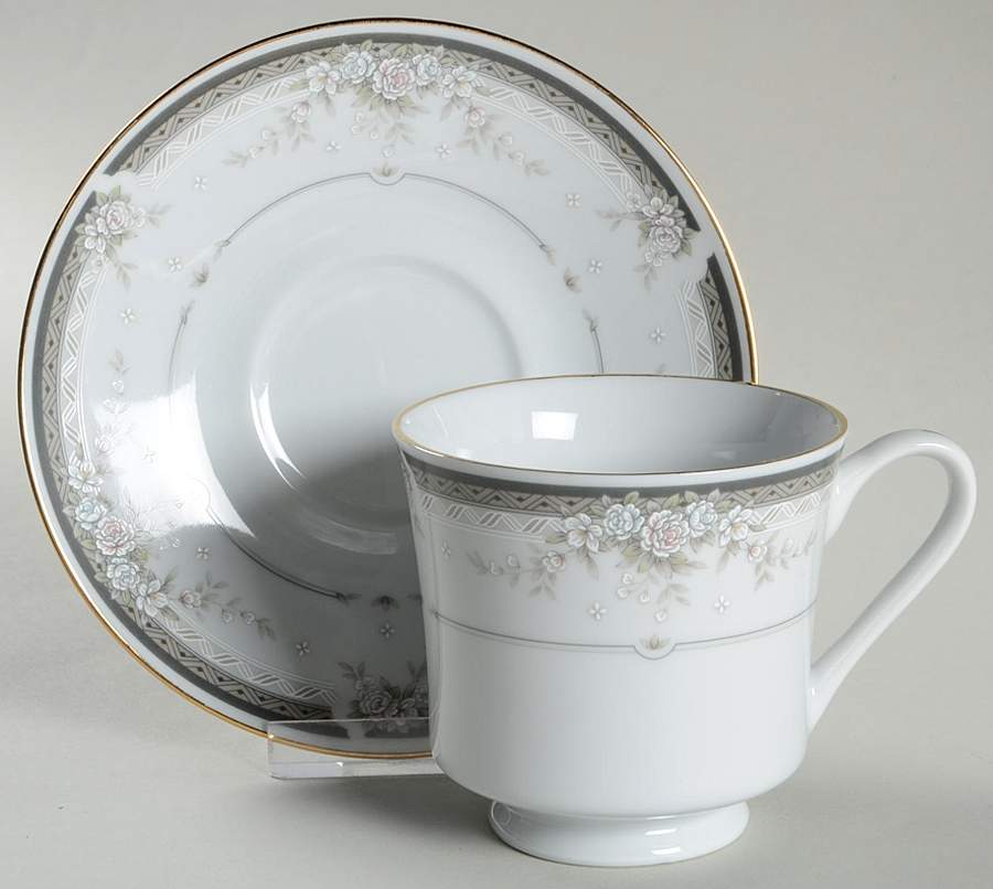 Moment Footed Cup & Saucer Set by Meridian-1