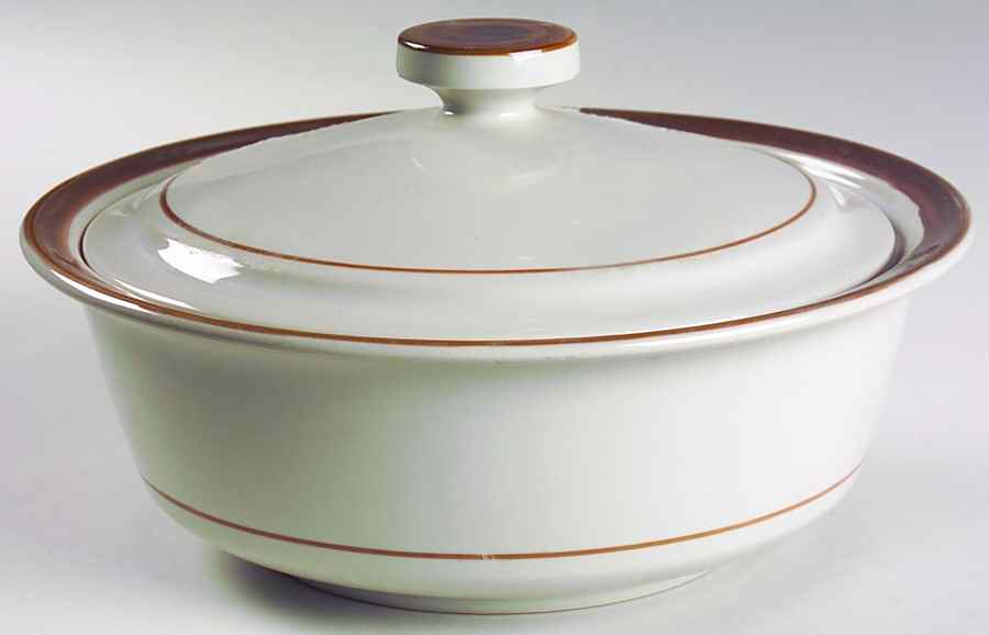 Brown Monterrey Round Covered Vegetable by Service Merchandise Inc-1