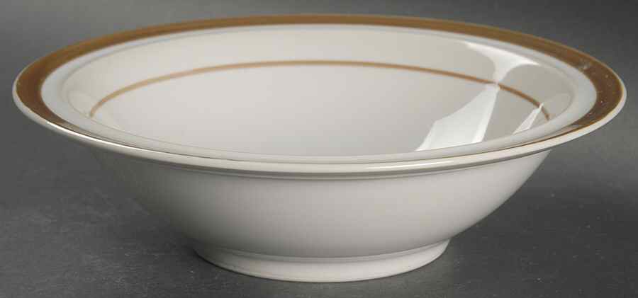Brown Monterrey Rim Cereal Bowl by Service Merchandise Inc-1