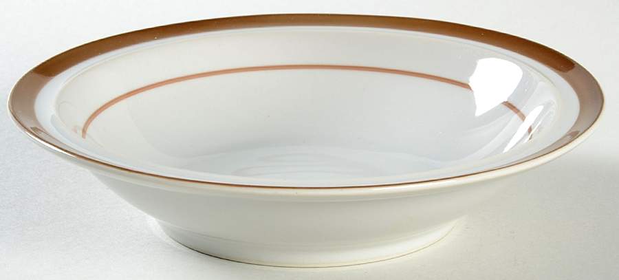 Brown Monterrey Rim Soup Bowl by Service Merchandise Inc-1