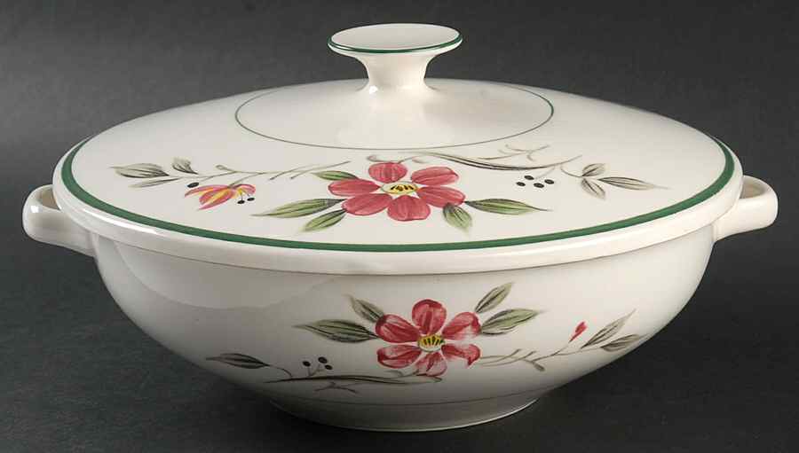 Camellia Round Covered Vegetable by Service Merchandise Inc-1