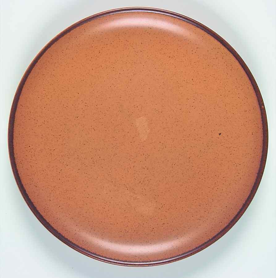 Accent Orange Salad Plate by Metlox - Poppytrail - Vernon-1