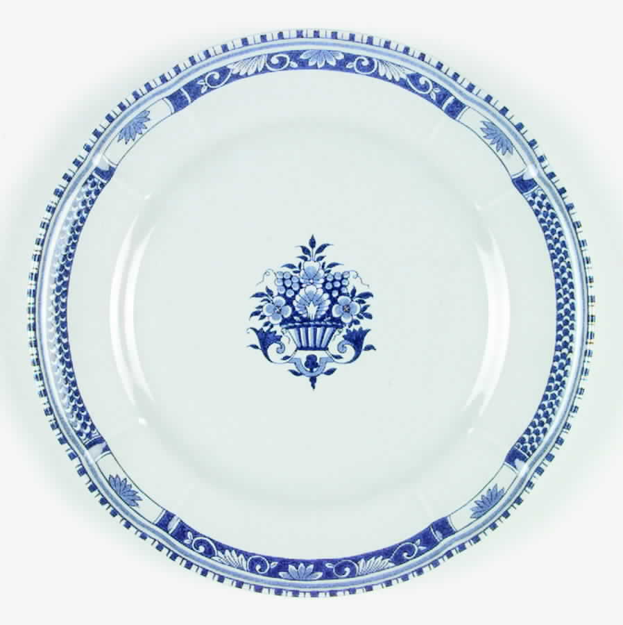 Antique Blue Dinner Plate by Metlox - Poppytrail - Vernon-1