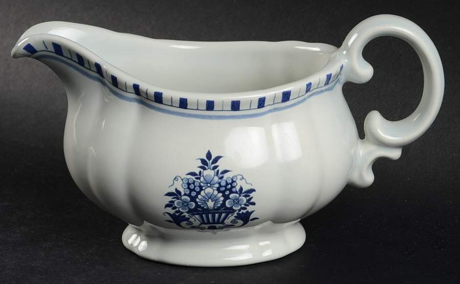 Antique Blue Creamer by Metlox - Poppytrail - Vernon-1
