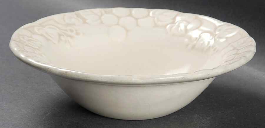 Antique Grape White Rim Cereal Bowl by Metlox - Poppytrail - Vernon-1