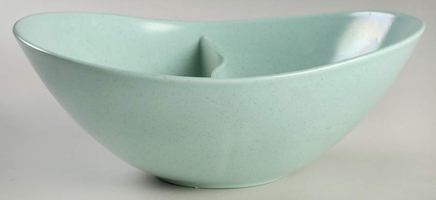Anytime Oval Divided Vegetable Bowl by Metlox - Poppytrail - Vernon-1