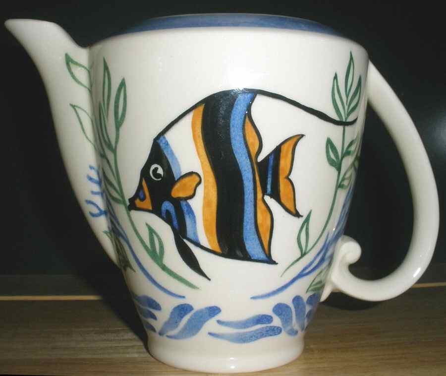 Aquarium After Dinner Coffee Pot & Lid by Metlox - Poppytrail - Vernon-1