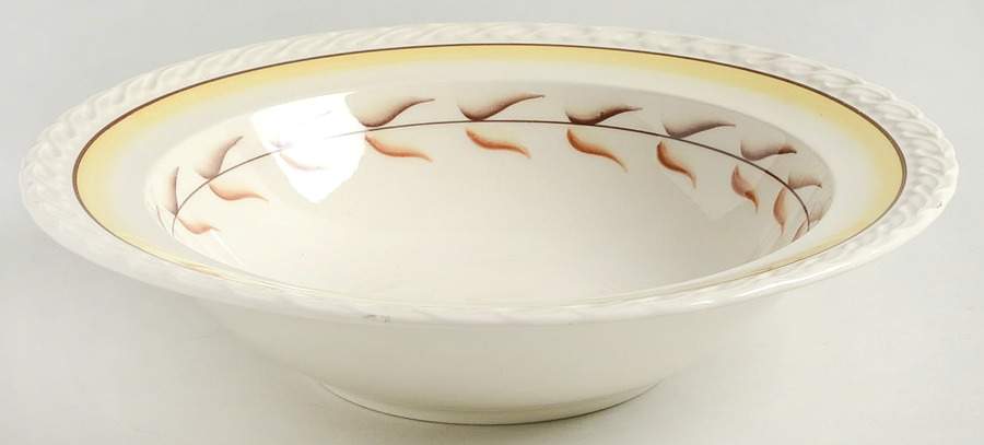 Arcadia 9" Round Vegetable Bowl by Metlox - Poppytrail - Vernon-1
