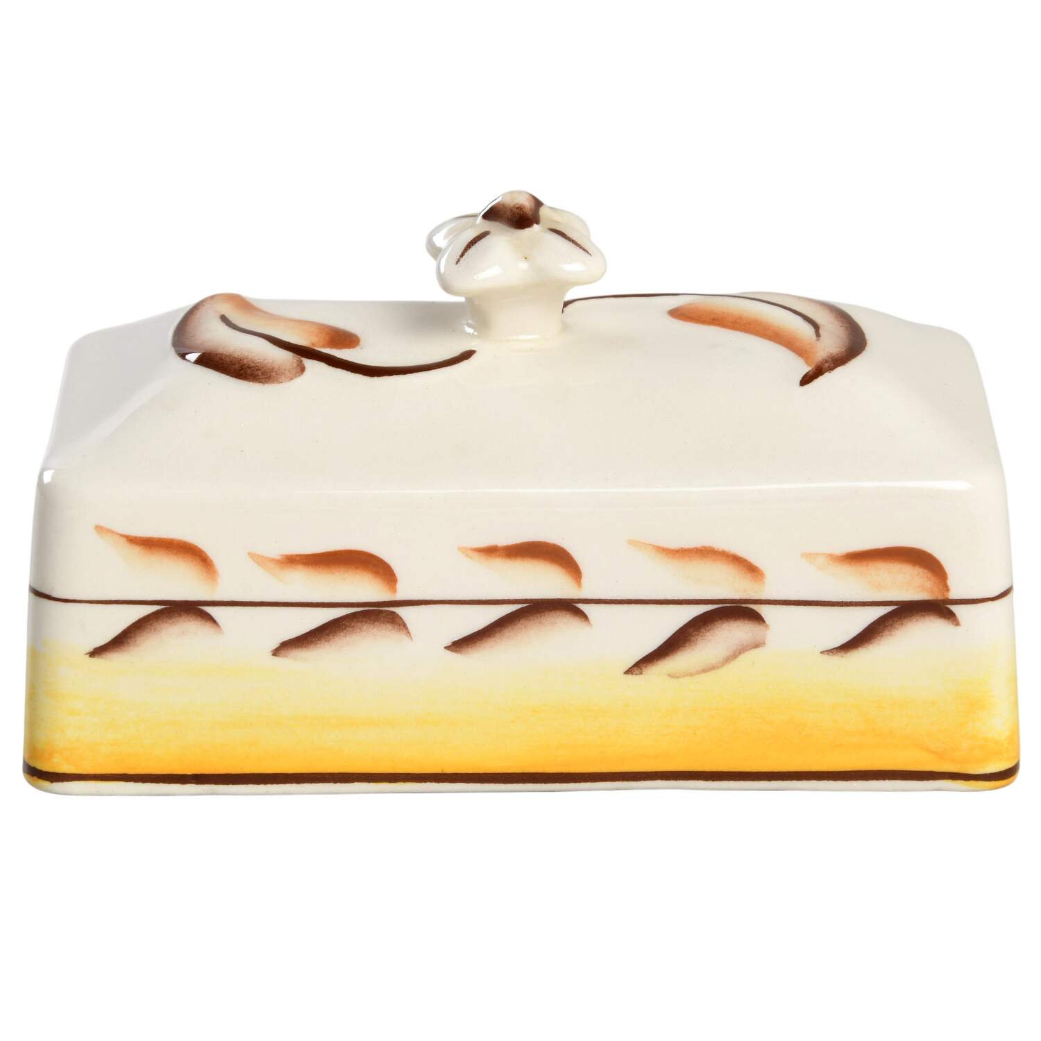 Arcadia Lid for 1/4 Lb Butter by Metlox - Poppytrail - Vernon-1