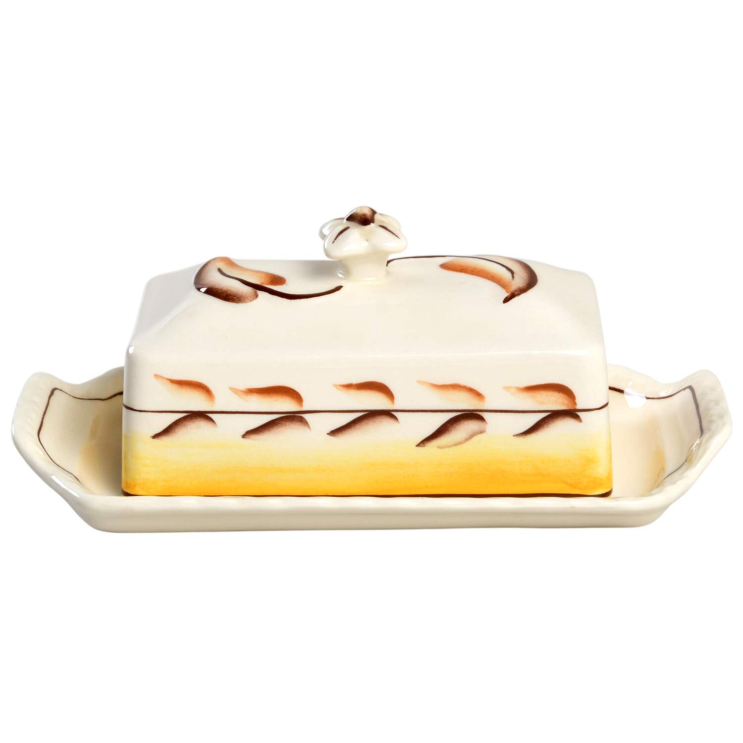 Arcadia 1/4 Lb Covered Butter by Metlox - Poppytrail - Vernon-1