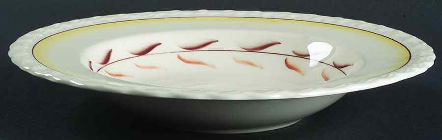 Arcadia Rim Soup Bowl by Metlox - Poppytrail - Vernon-1